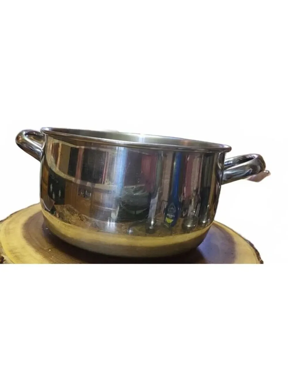 Tools of the Trade 6.5 Quart Stainless Steel Stock Pot Dutch Oven with Lid